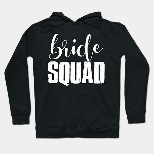 Bride Squad Bachelorette Party Bride Bridesmaids Funny Hoodie by Meow_My_Cat